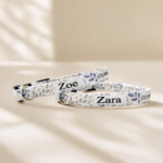 Coleira para gato com nome personalizada Frescor