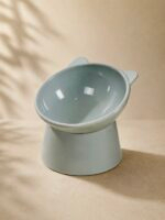 Comedouro e Bebedouro para Gatos Elevado e Ergonômico Grey