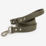 Guia de couro para cachorro