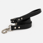 Guia de couro para cachorro