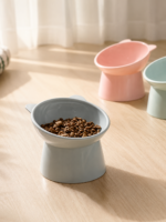 Comedouro e Bebedouro para Gatos Elevado e Ergonômico Grey - Imagem 3