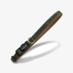 Coleira anti enforcamento para gatos couro personalizada Army - Imagem 2