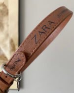 Coleira pet personalizada em couro