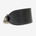 Coleira e guia galgo classic couro black