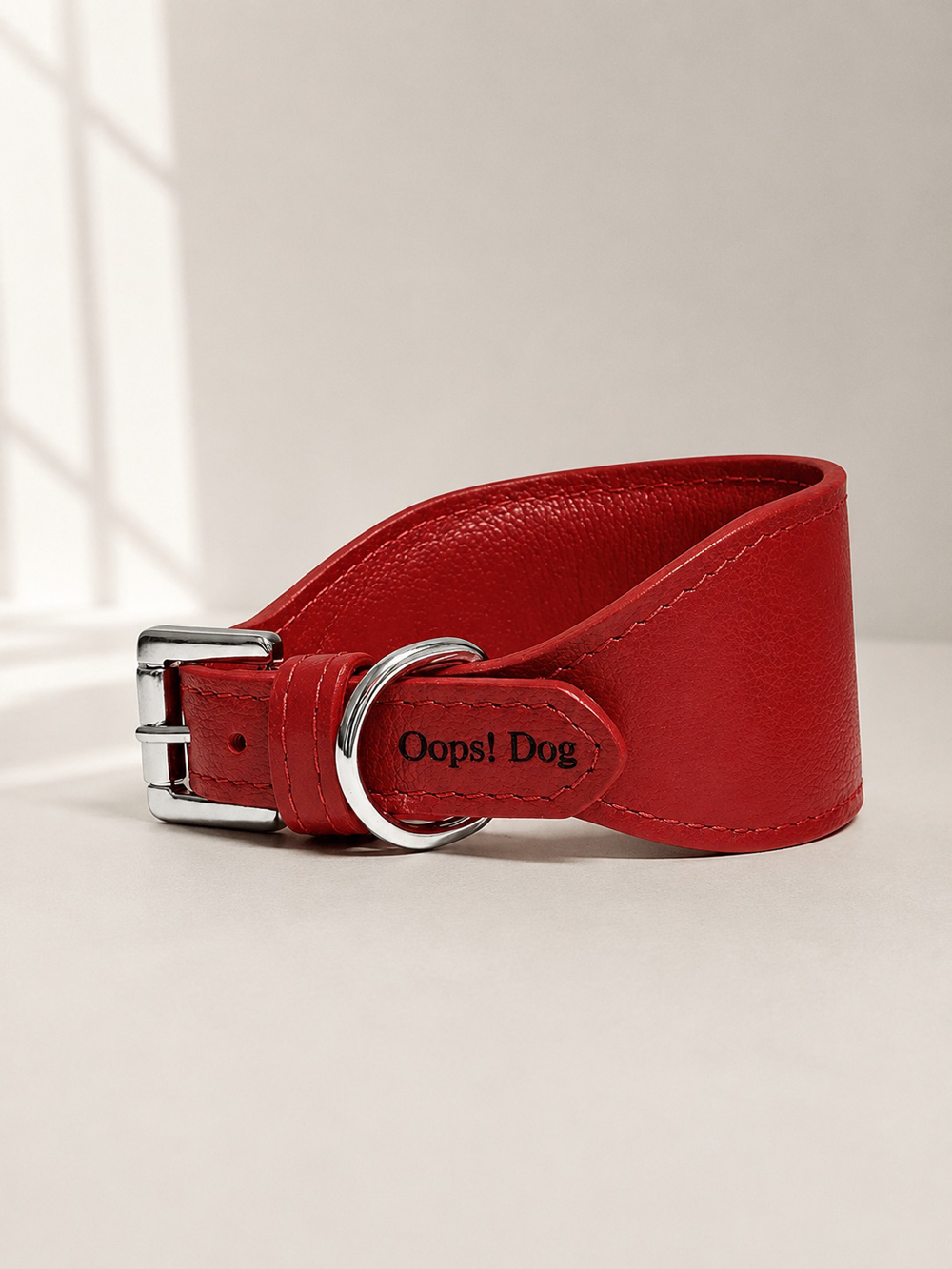 Coleira galgo couro legítimo- Classic red . Oops! Dog Coleira galgo couro legítimo- Classic red . Oops! Dog