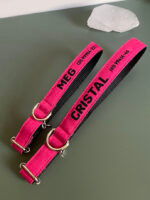 Coleira para cachorro com nome Pink