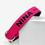 Coleira para cachorro com nome Pink