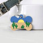 plaquinha pet de coleira personalizada