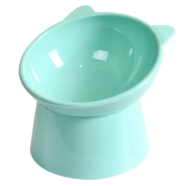 Comedouro para gato azul 1