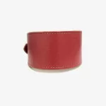 Coleira e guia galgo couro classic red - Imagem 4