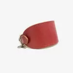 Coleira e guia galgo couro classic red - Imagem 3